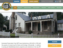 Tablet Screenshot of dunwoodypreservationtrust.org